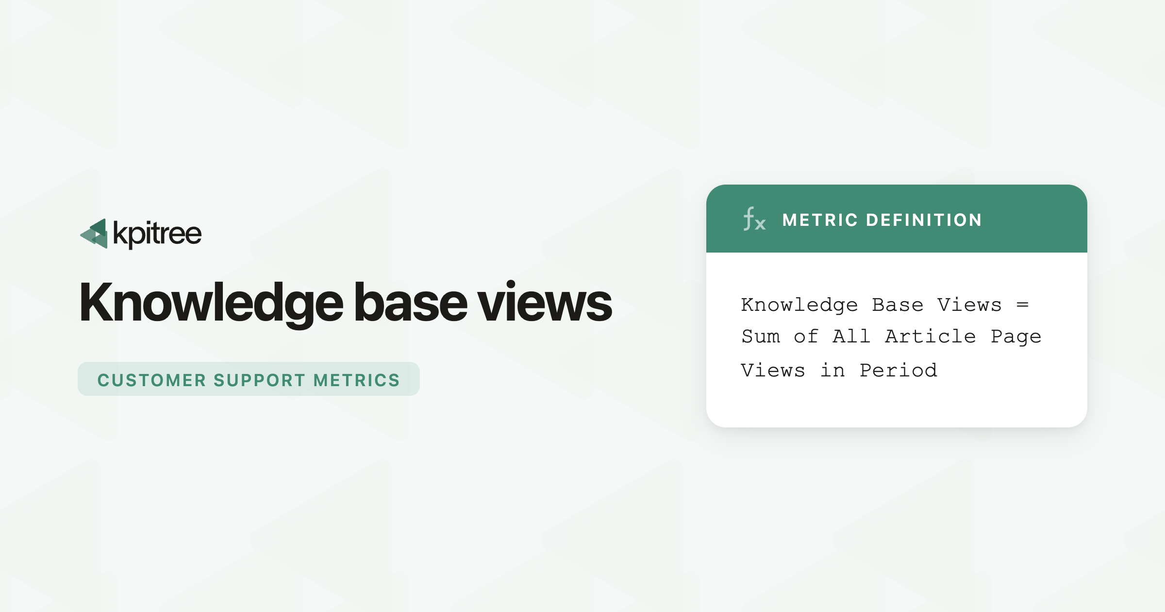 Knowledge Base Views - KPI Tree