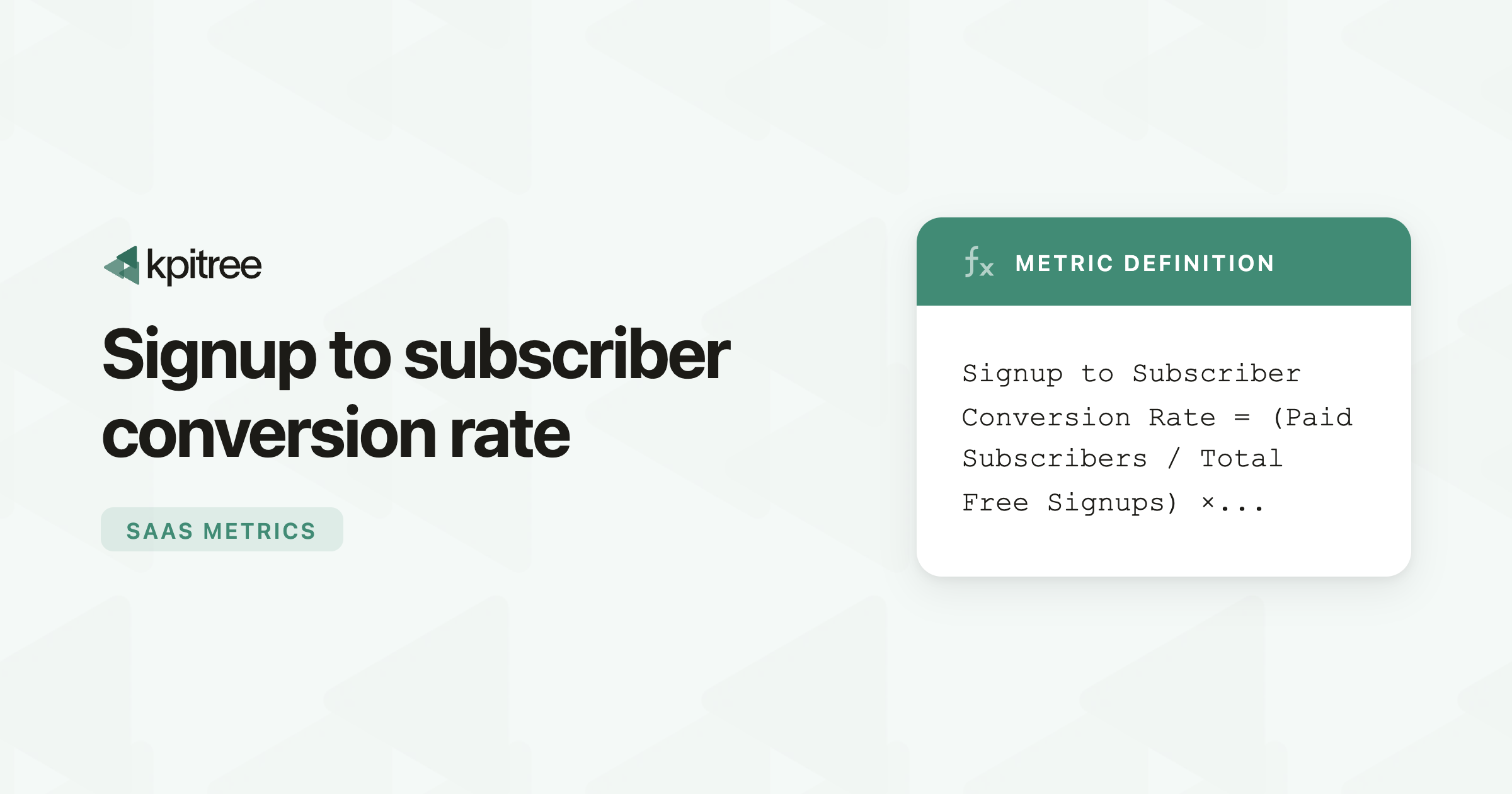 What metrics should I track for registration optimisation?