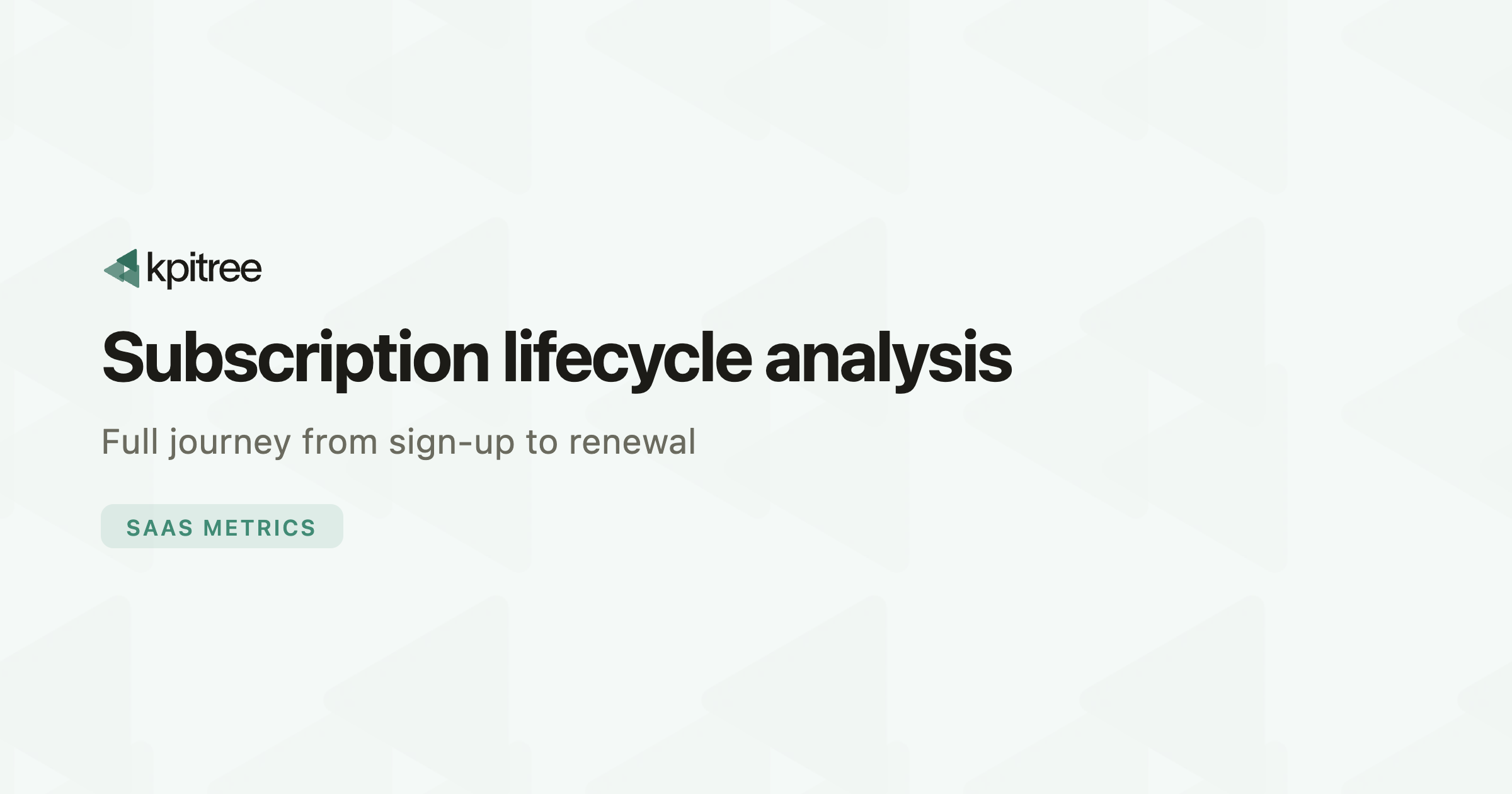 Subscription Lifecycle Analysis: Definition, Stages - KPI Tree