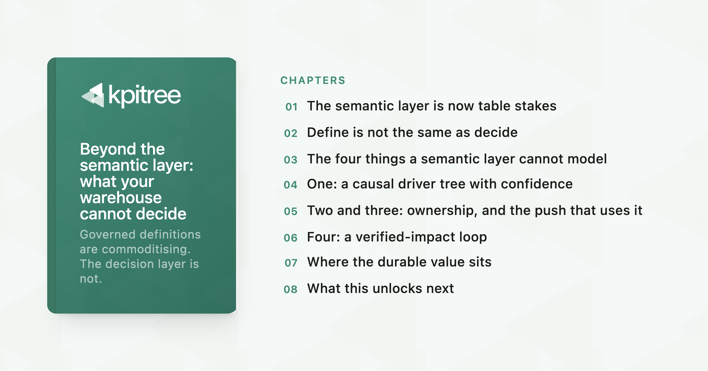 Beyond the Semantic Layer: What Your Warehouse Cannot Decide - KPI Tree