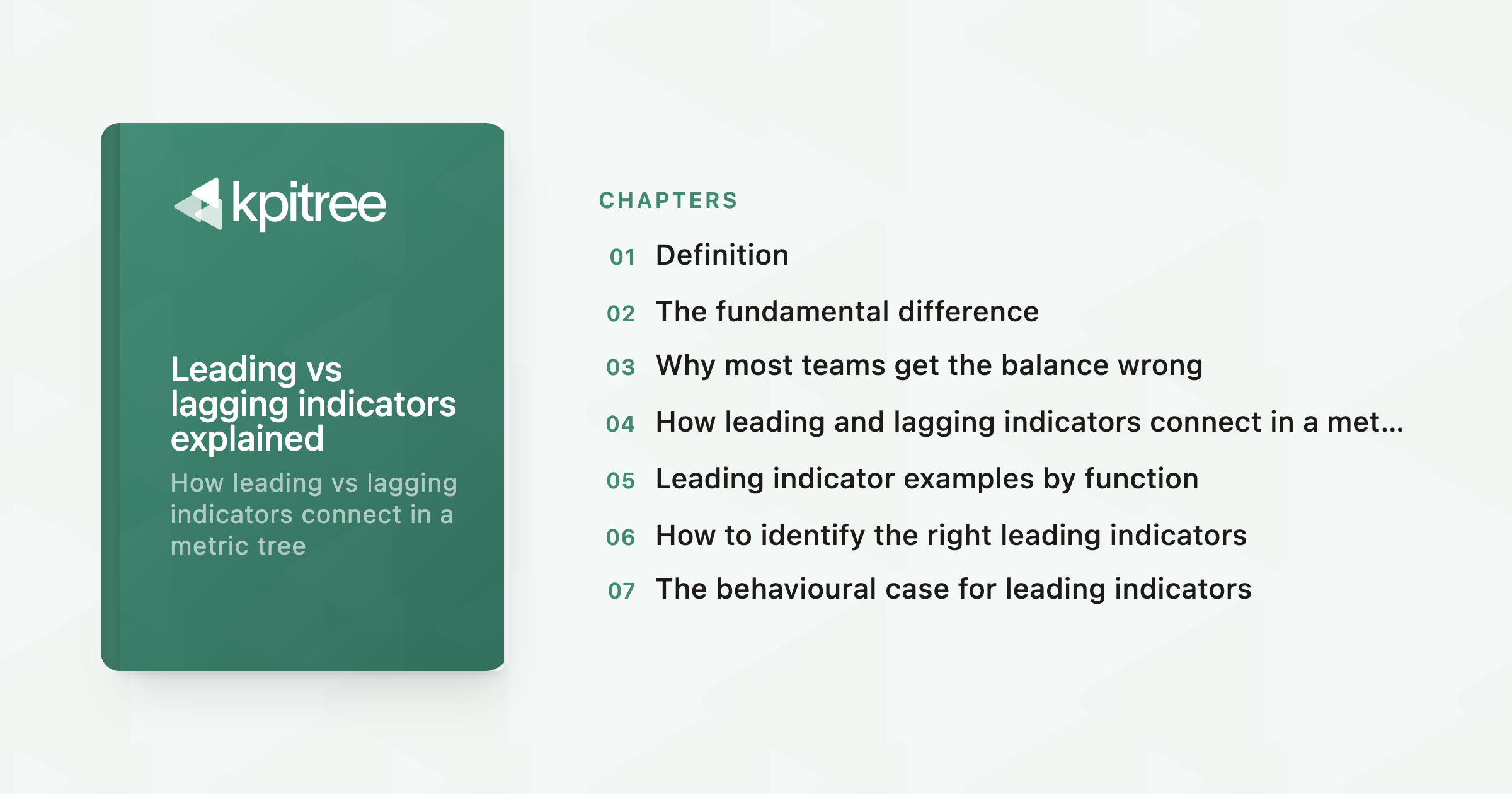 Leading vs Lagging Indicators Explained + Examples - KPI Tree