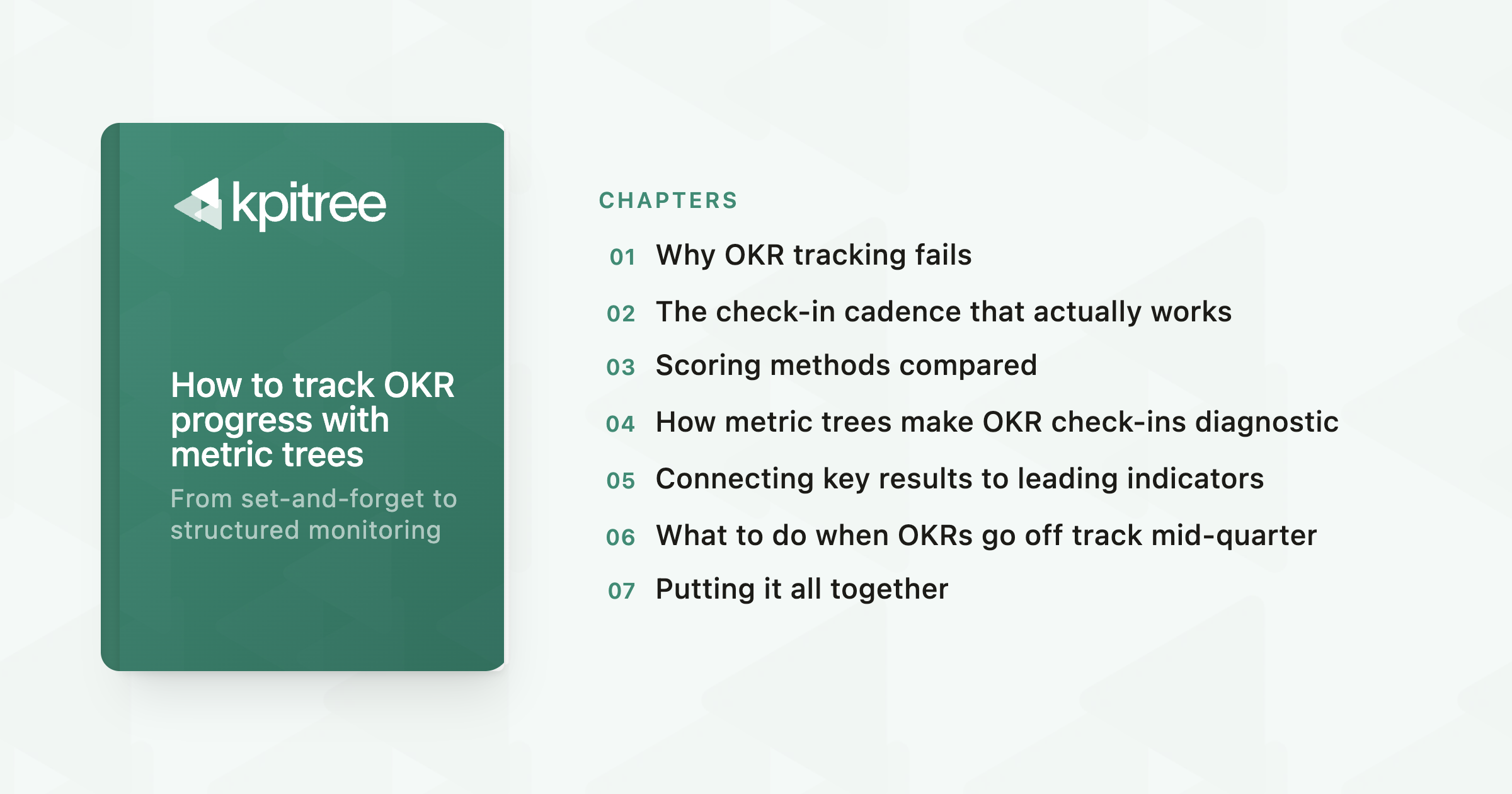 How to Track OKR Progress With Metric Trees: Scoring, Check-Ins - KPI Tree