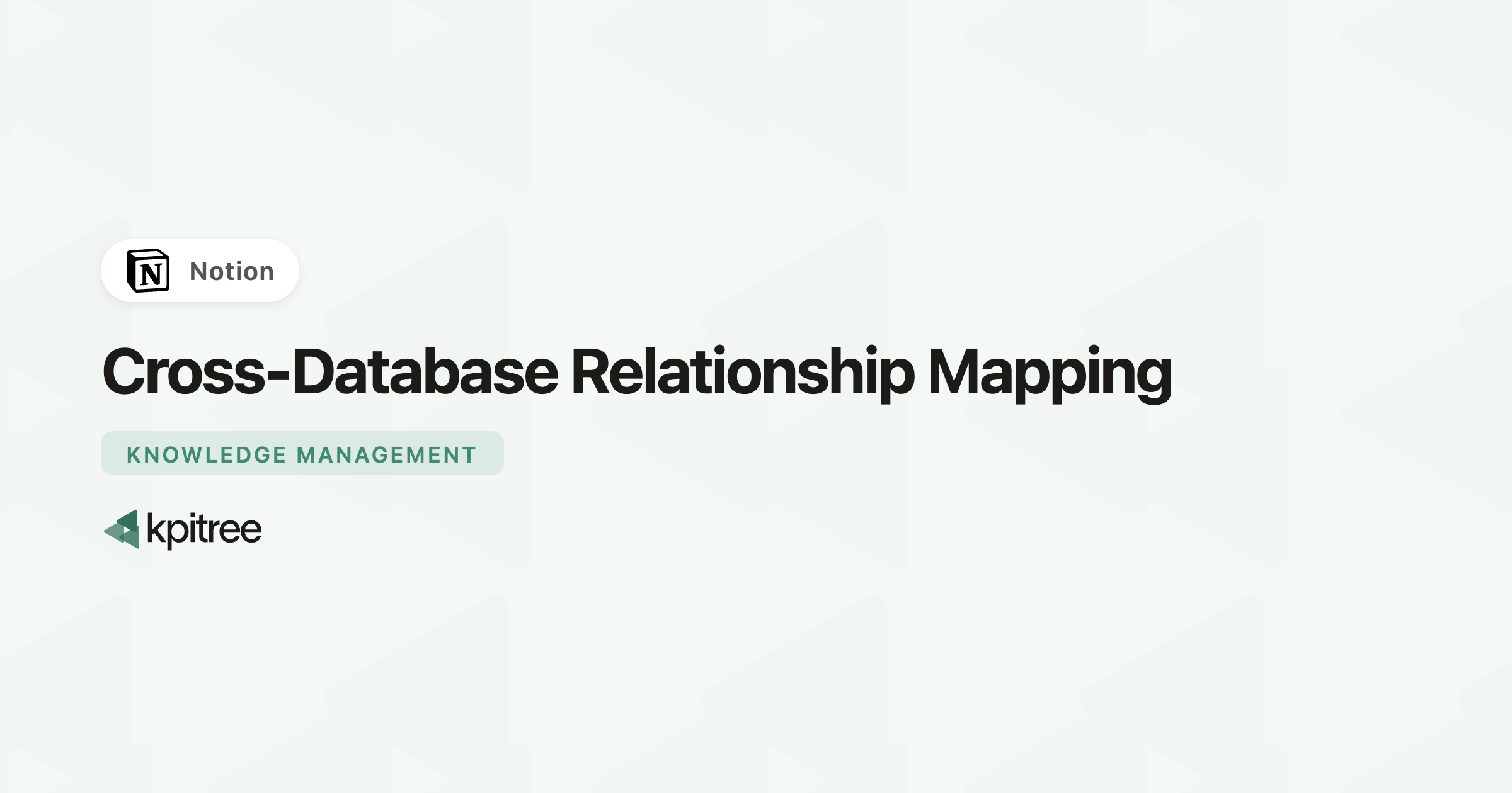 Cross-Database Relationship Mapping for Notion - KPI Tree
